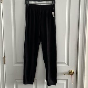 gap body pants pinstripes jogger slacks NEW
